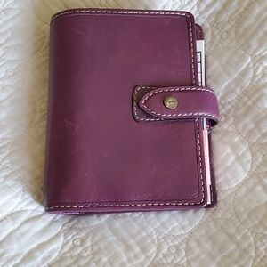 Purple Pocket Filofax Malden